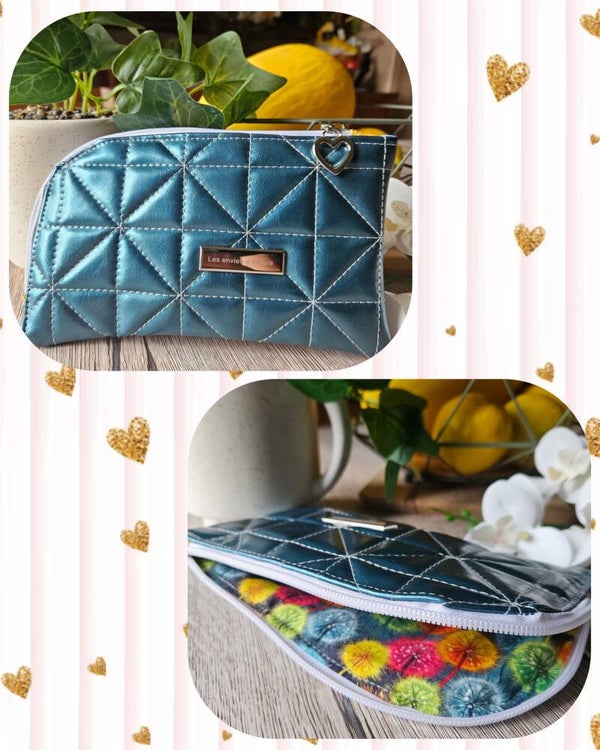🧵💖Pochette en simili cuir matelassée 🧵💖