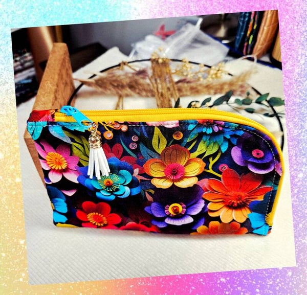 🧵 Pochette multi couleurs 💖