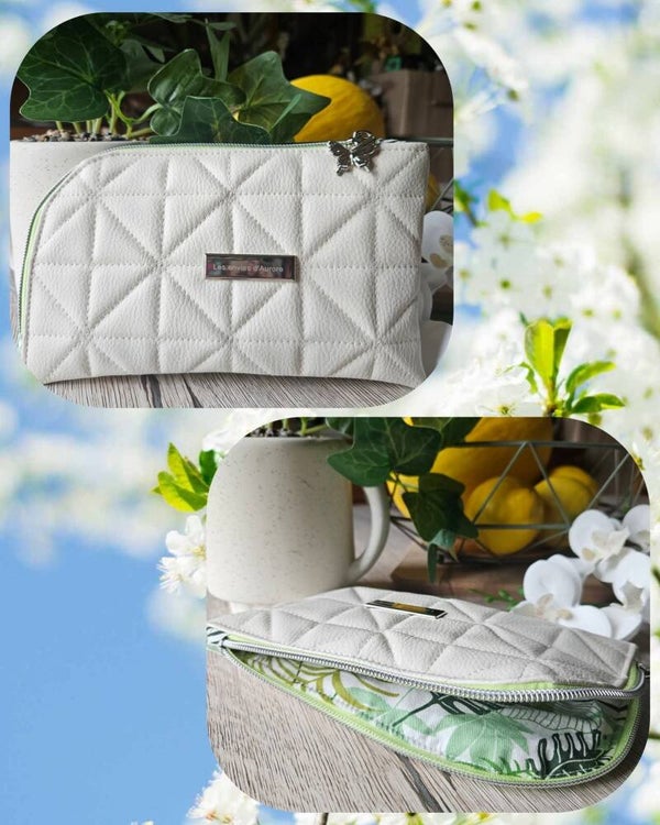 🧵💖Pochette en simili cuir matelassée 🧵💖