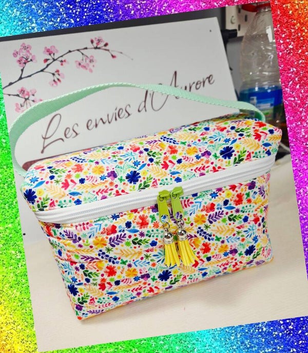 💕 Trousse de toilette fleurie et pep's 💞