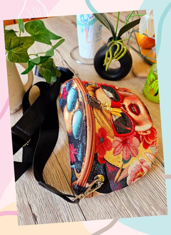 💕Sac banane ultra-coloré 💞Unique !!