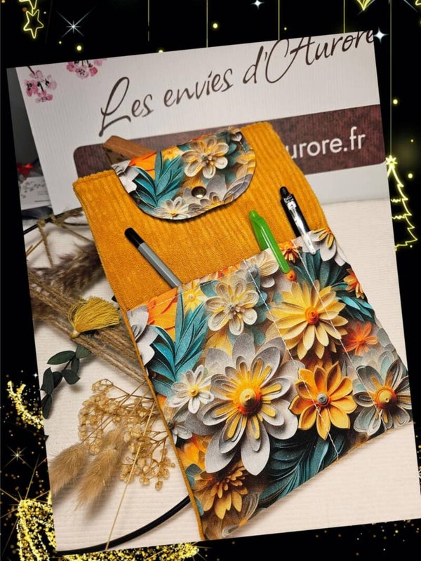 ✨  Pochette à livre en coton bio ✨