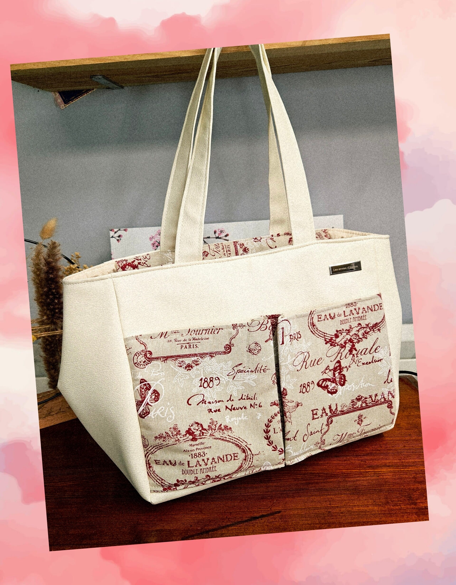 👜✨ Nouveau sac simili cuir beige ✨👜