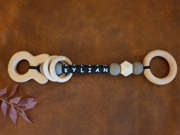 Speelkoord Kylian zwart konijn