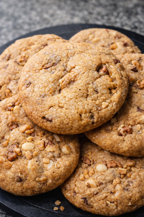 Heath Walnut Cookies