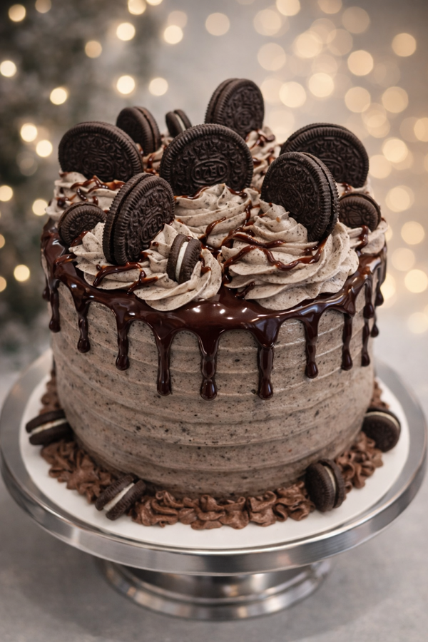 Vanilla Oreo Cream Cake