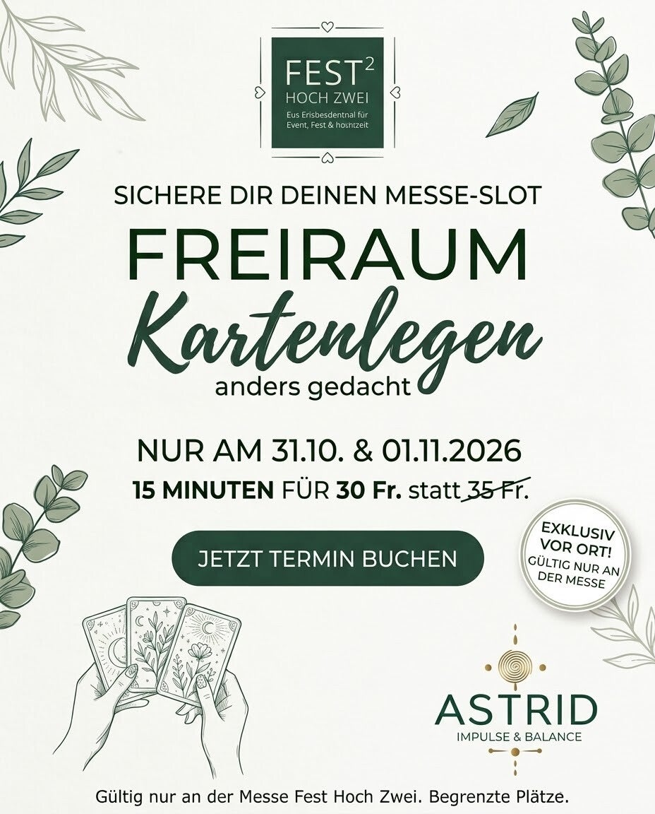 31.10.26 ¦ 10.30-10.45 Uhr - Karten-Impuls 15 Min