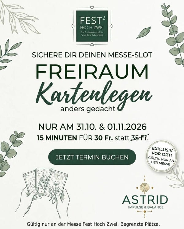 31.10.2026 | 11:15 – 11:30 Uhr – Karten-Impuls (15 Min.)