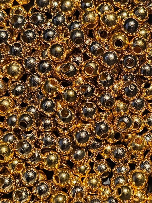 Rocailles goud - 3mm