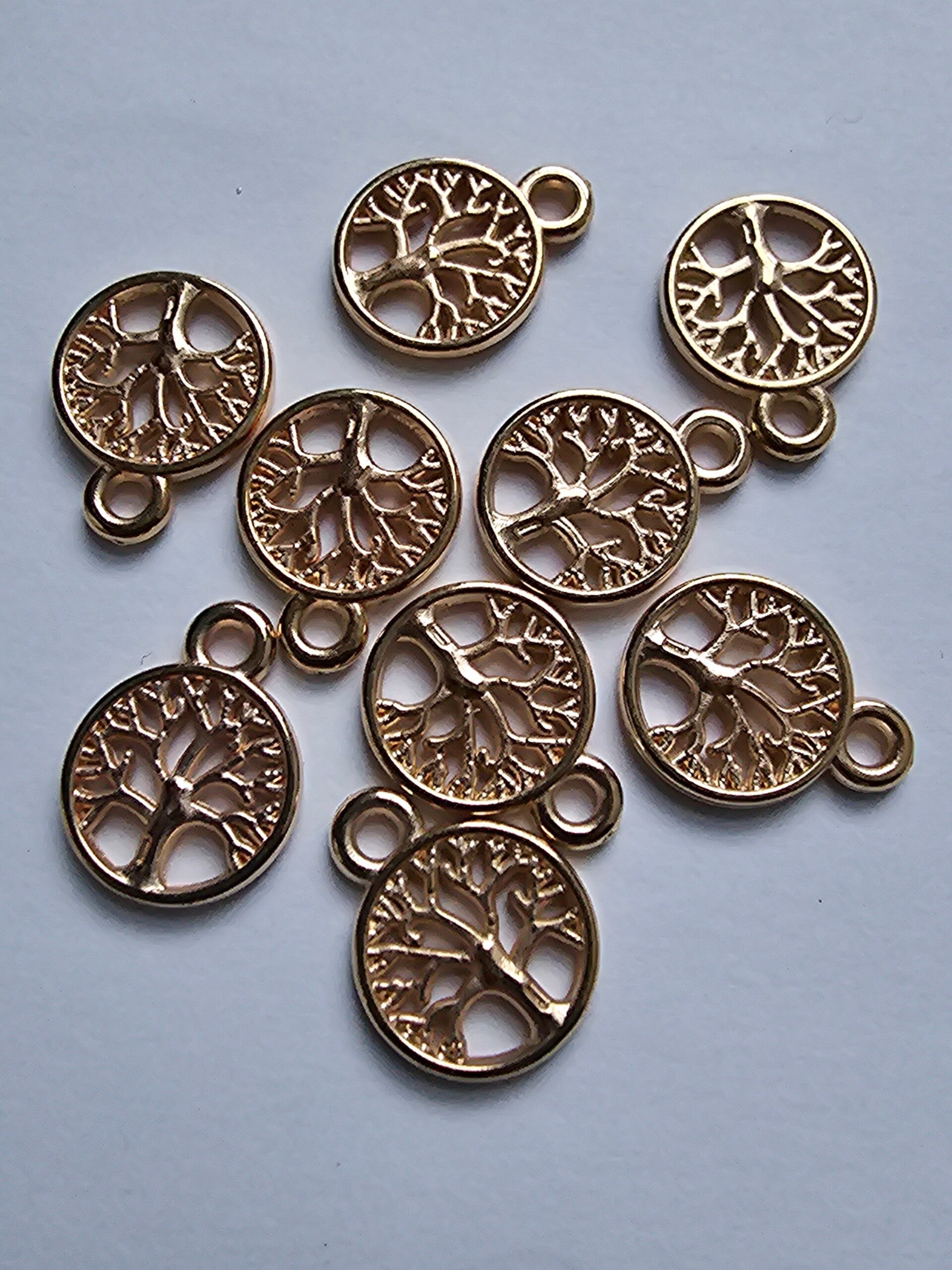 Bedel levensboom -2.6x1.2cm goud creëer