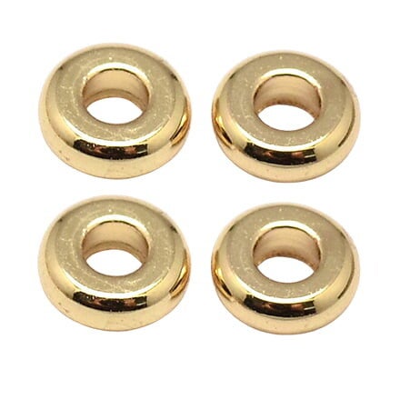 Disc kralen goud - 6mm