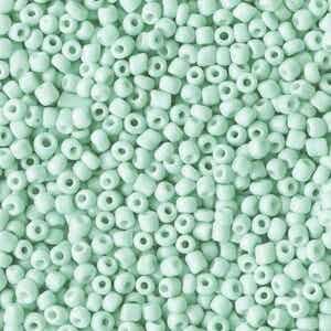 Rocailles lucite green 2mm