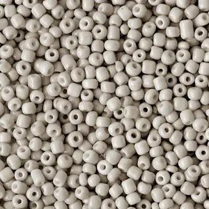 Rocailles olijfgrijs 2mm