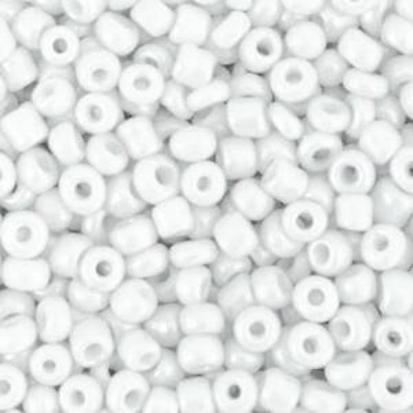 Rocailles witte parel 3mm