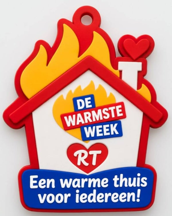 Sleutelhanger – 100 Vlammetjes, 100 Warme Gebaren – De Warmste Week