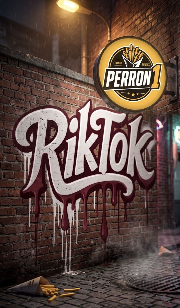 Branding: RikTok en Perron 1, een creatieve combinatie.