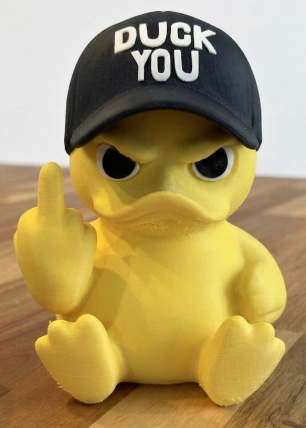 Duck You eend voor jouw trekhaak – 18 cm