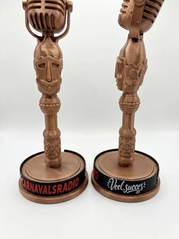 Micro op maat – 20 cm – bronskleur