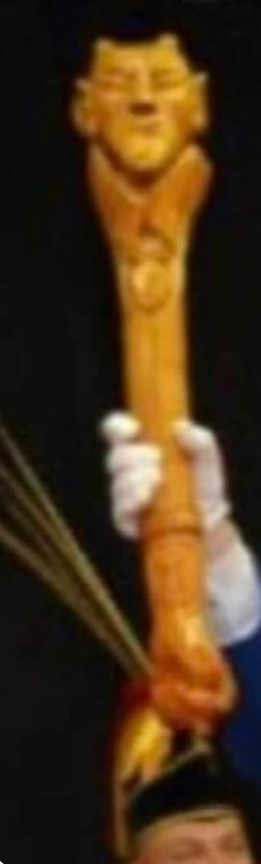 De referentiefoto van de scepter van Asse