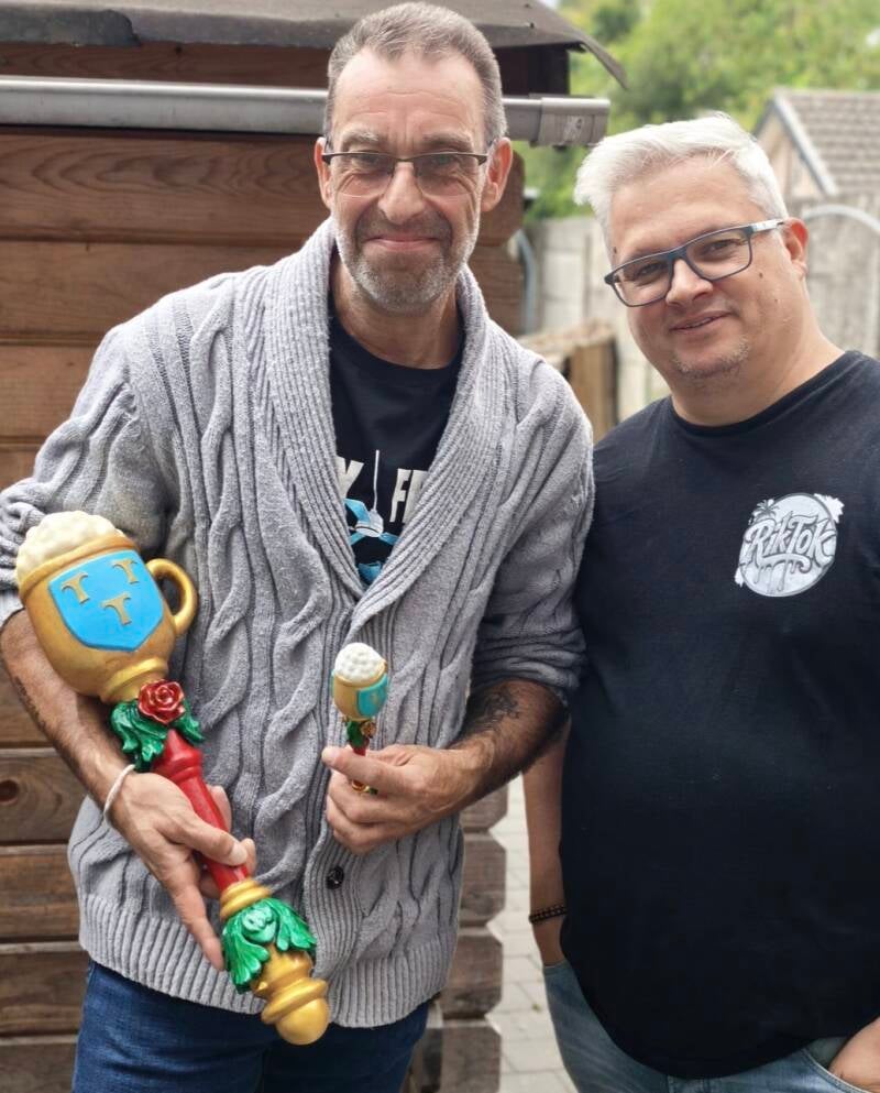 Een persoonlijk moment met de replica van de Bierventjesscepter