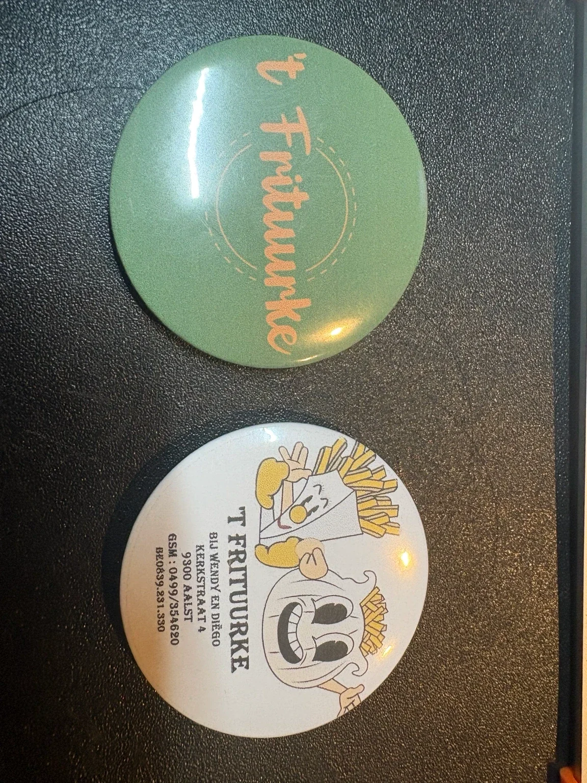 Buttons voor ’t Frituurke