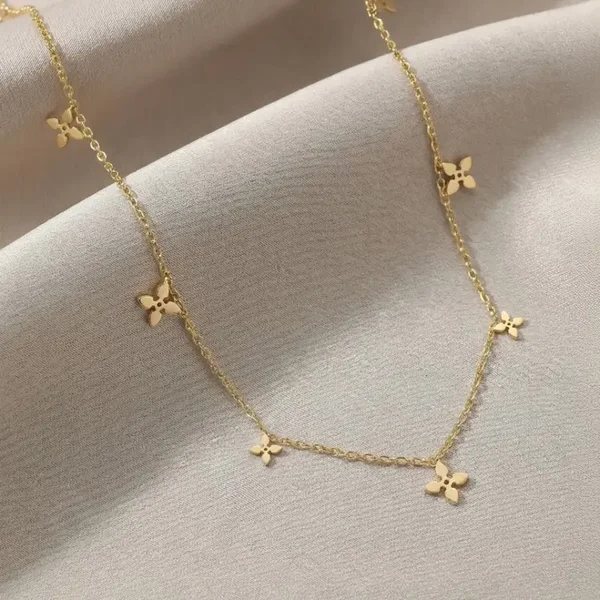 Flower Charm Necklace