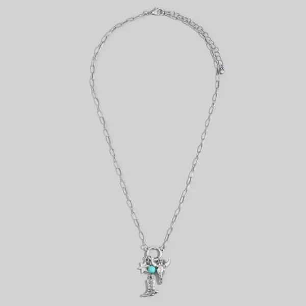 Western Paperclip Chain Necklace