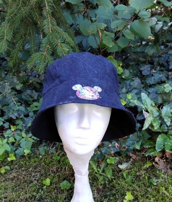 Hut Fischerhut *zum Wenden aus Jeans* KU 61