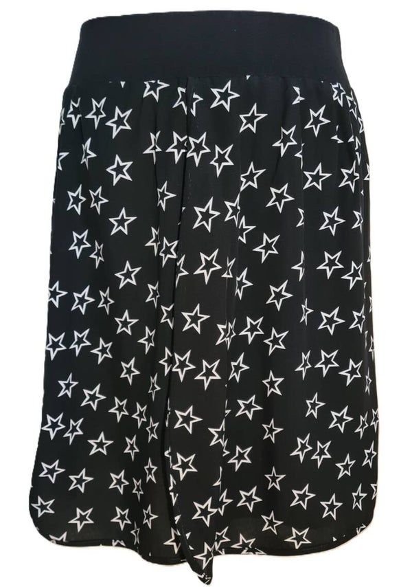 Damen Sommerrock Wickeloptik 38