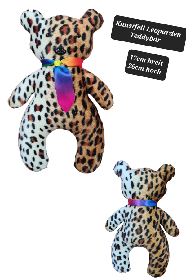 Kunstfell Leoparden Teddybär
