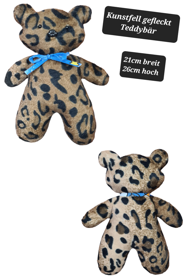 Kunstfell gefleckt Teddybär