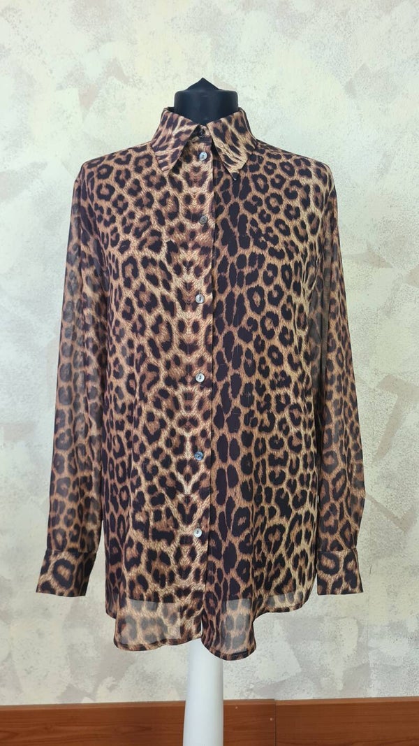 Damen Leoparden Bluse ( 40 )*Gebrauchte*