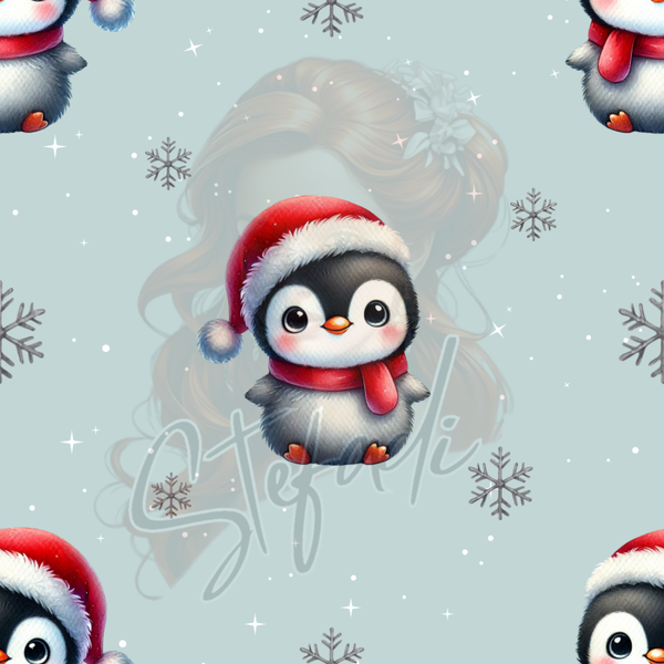 DV.08 Design Weihnachtspinguin Babyblau