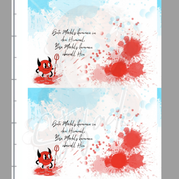 DV.33 Design Panel Böse Mädchen