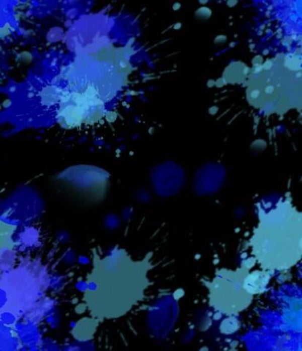 DV.37 Design Kombi Böse Mädchen Schwarz-Blau