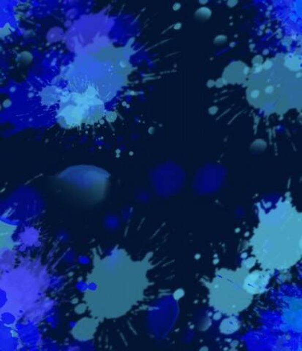 DV.36 Design Kombi Böse Mädchen blau-Blautöne