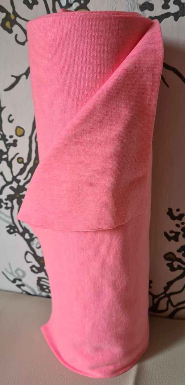 Bündchen Schlauchware  Neon Pink  , 35cm br.