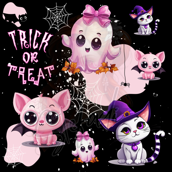 DV.09 Design Halloween Girly schwarz