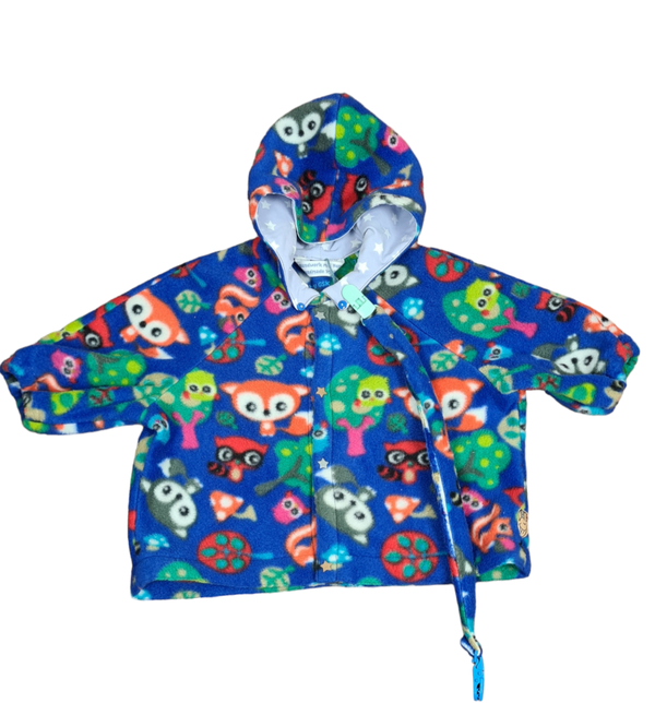 Fleecejacke Waldtiere + Sicherungskette 68