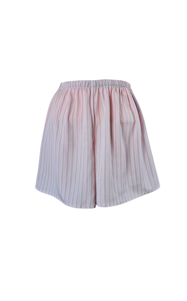 Schlafshorts Rosa gestreift 34-36