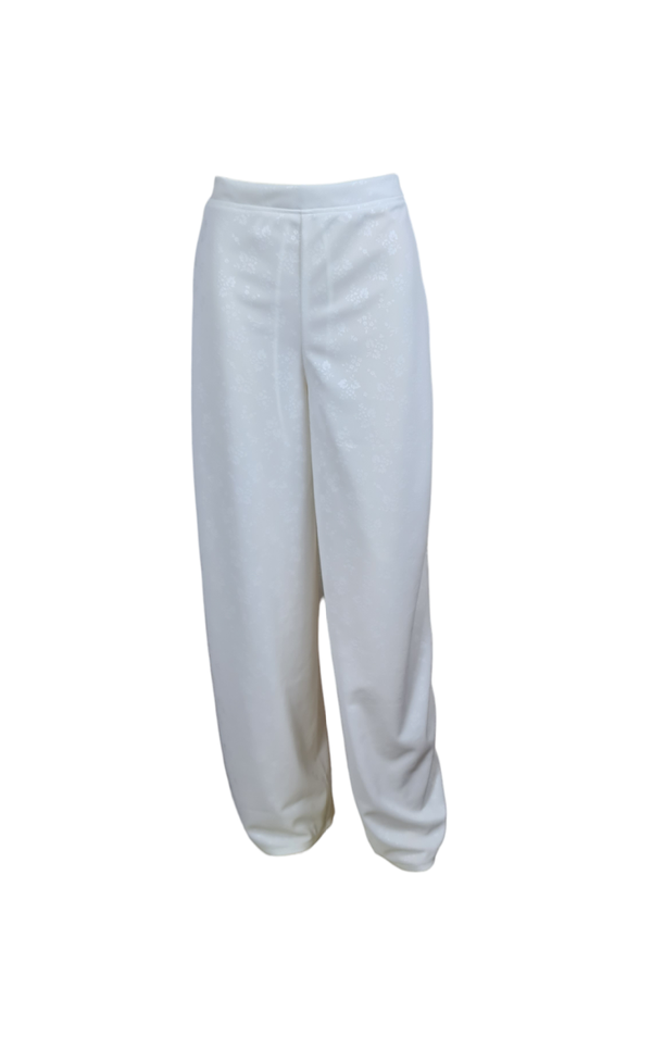 Wickelhose Weiß Blumen 36 - 40