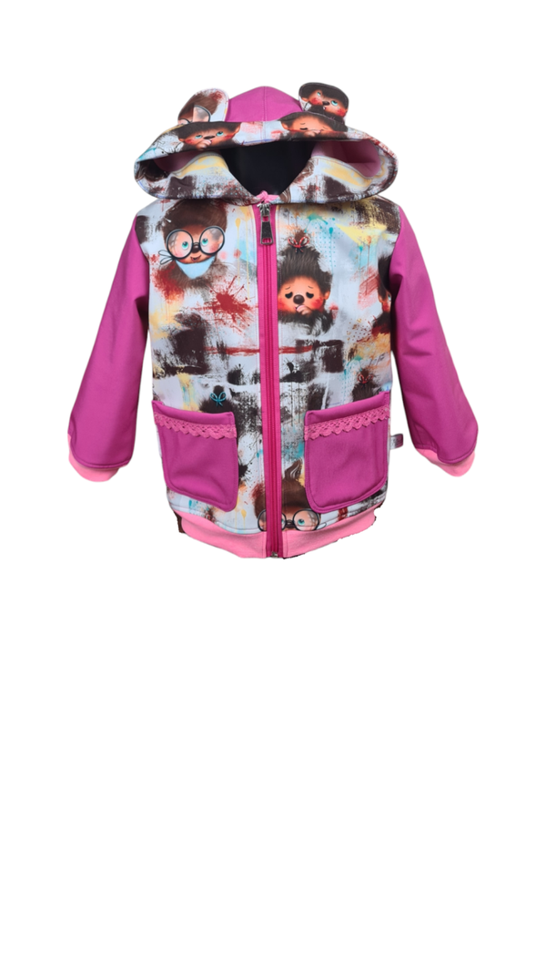 Unikat - Einzelstück Softshelljacke gr. 80/86