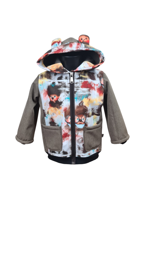 Unikat - Einzelstück Softshelljacke gr. 80/86