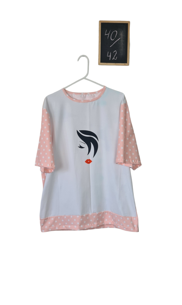 Unikat Damen T-Shirt Größe 40-42 , Thema Lady