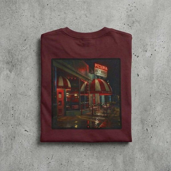 Native303 Tee | hi-res Saucy Noodle back design - vintage Denver gear