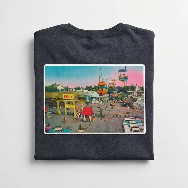 Native 303 Tee | Elitch's sky-view pop-art Back Print, Denver Inspired
