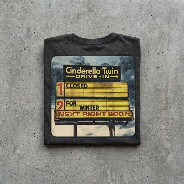 Native303 Tee | Cinderella Twin Drive In back design - vintage Denver gear
