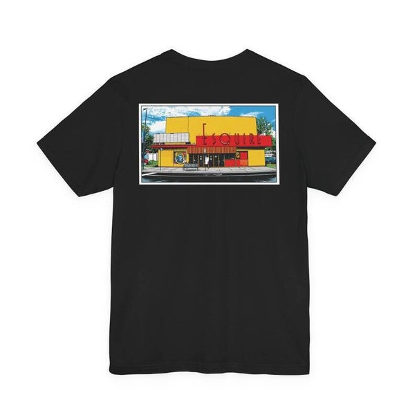 Native 303 Logo Tee | Esquire Theater pop art Back Print, Denver Inspired
