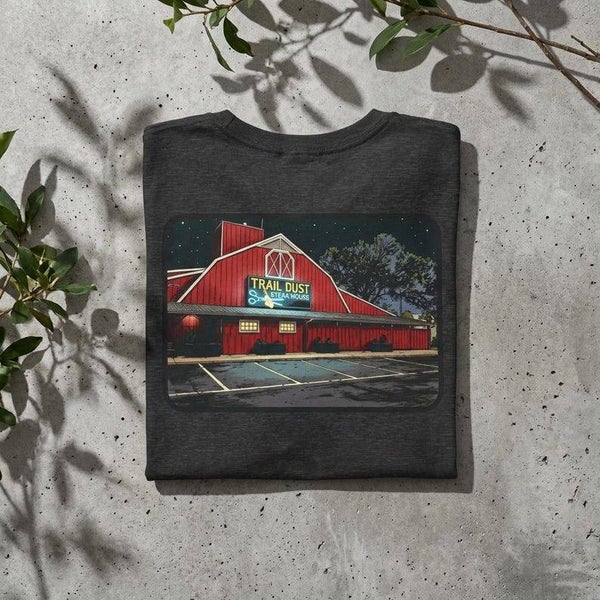 Native303 Tee | Trail Dust Steakhouse on back design - vintage Denver gear