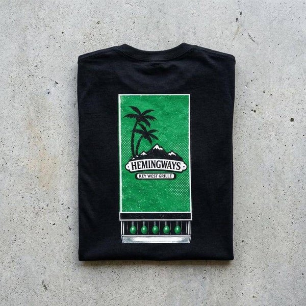 Native 303 Tee | Hemingway's pop-art Matchbook Back Print, Denver Inspired